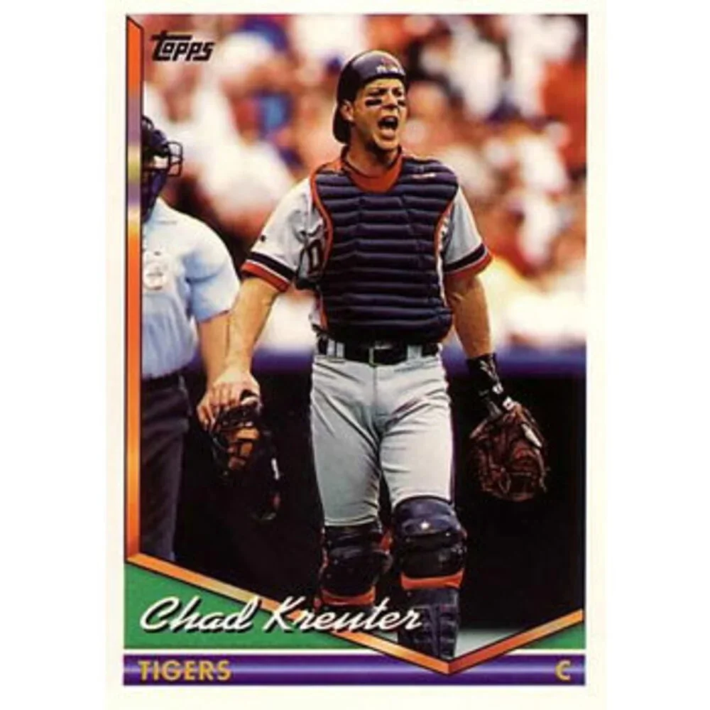 1994 Topps Chad Kreuter # 257 Detroit Tigers